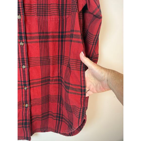 Carhartt Shirt Rugged Flex Relax Fit Women Size XL Buffalo Plaid Flannel - Picture 5 of 9